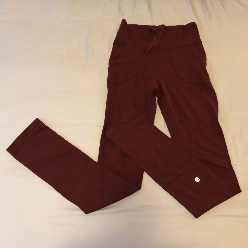 Lululemon Maroon Pants